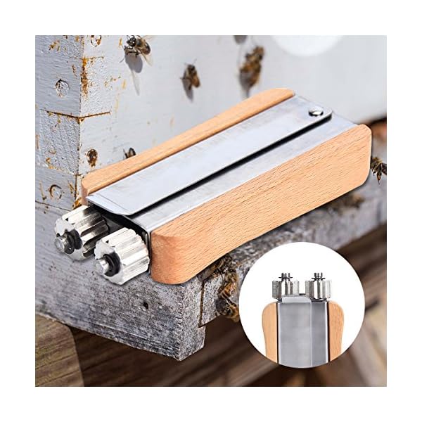 Yodensity Bienenzucht Drahtspanner Rahmenwerkzeug Kabelspanner Crimper aus Holz und Edelstahl – Bild 4