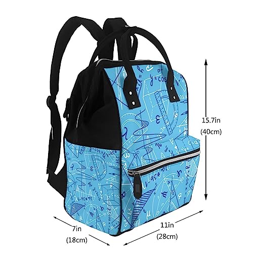 Sac à dos à couches géométrique multicolore taille unique pour parents - 2