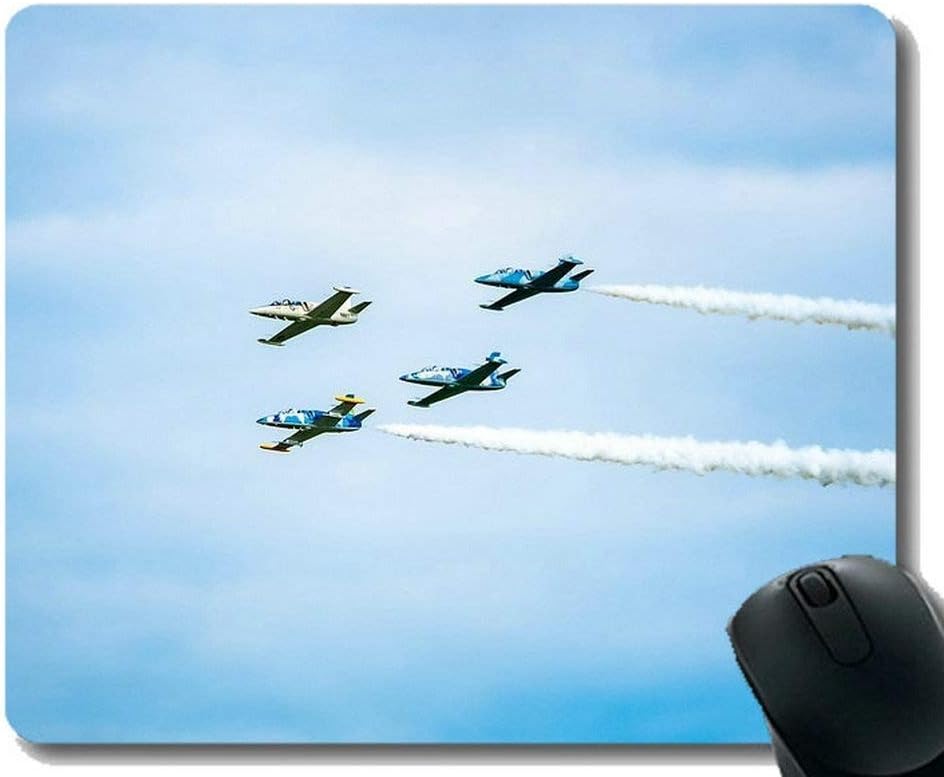 YENDOSTEEN Color Gaming Mouse Pad Custom Design Mat Airplane Jet Flyer Gaming Mouse Pad