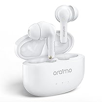 Oraimo FreePods 3 True Wireless Earbuds Bluetooth Earphone with 4-Mic Call Noise Cancelling,36H Playtime Bluetooth Headphones in-Ear Earbuds with Stereo Bass,Waterproof