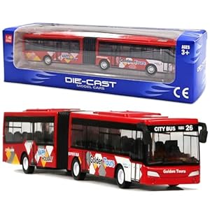 Autobuses Juguete, Autobús De Juguete Coche De Carreras Juguetes Vehículos Fricción Tirar Hacia Atrás Coches Coche De Carreras Juguetes Vehículos Fricción Racers Cars Regalos Para Niños(Rojo)