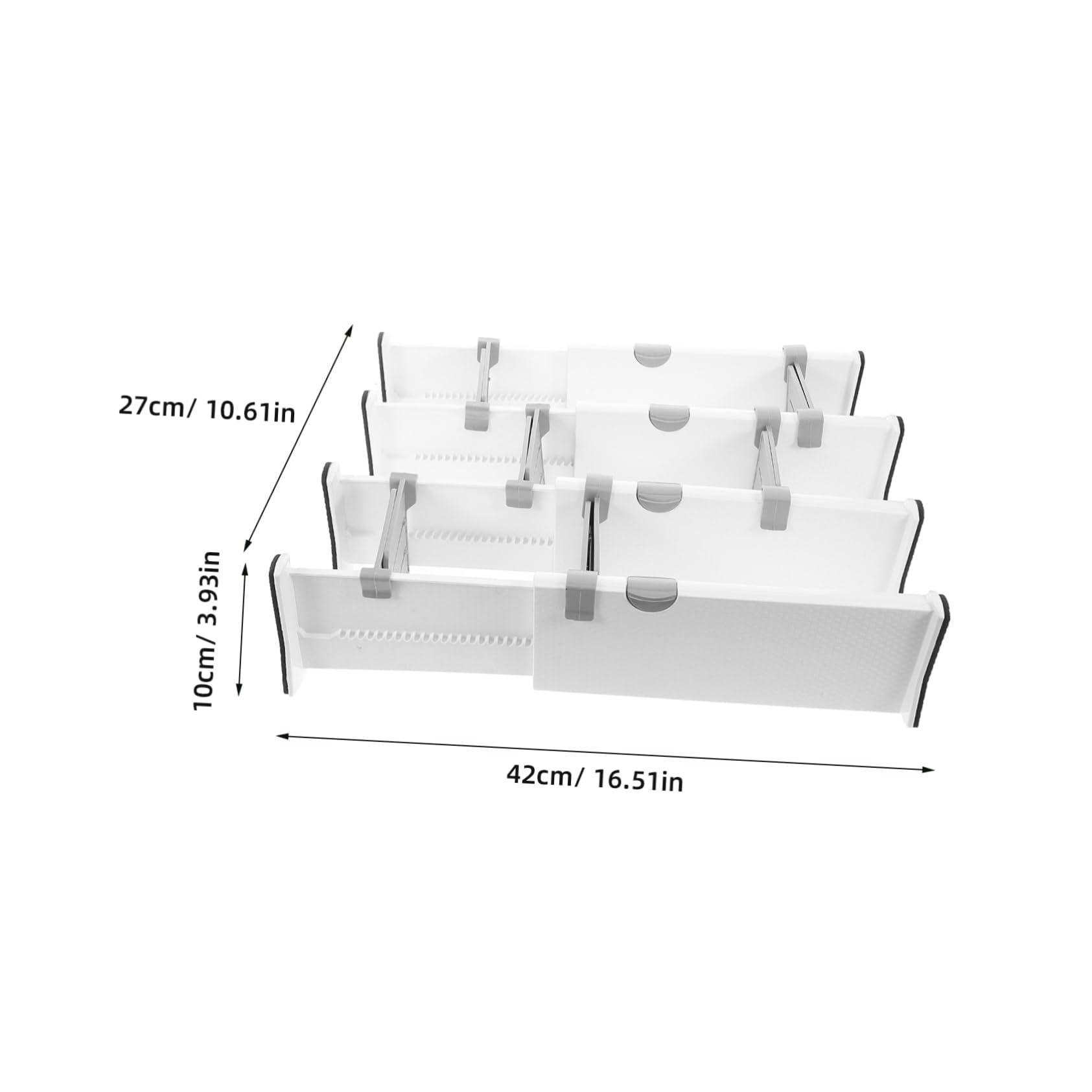Homoyoyo Divisores De Ajustables Organizador De Almacenamiento Diy Para Ropa Cubiertos Cocina Baño Dormitorio Oficina Divisor