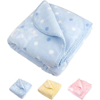 blue crib blanket