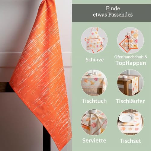 Maison d'Hermine Küchenhandtuch 100% Baumwolle (50 cm x 70 cm, Set von 3) – Ansicht 5
