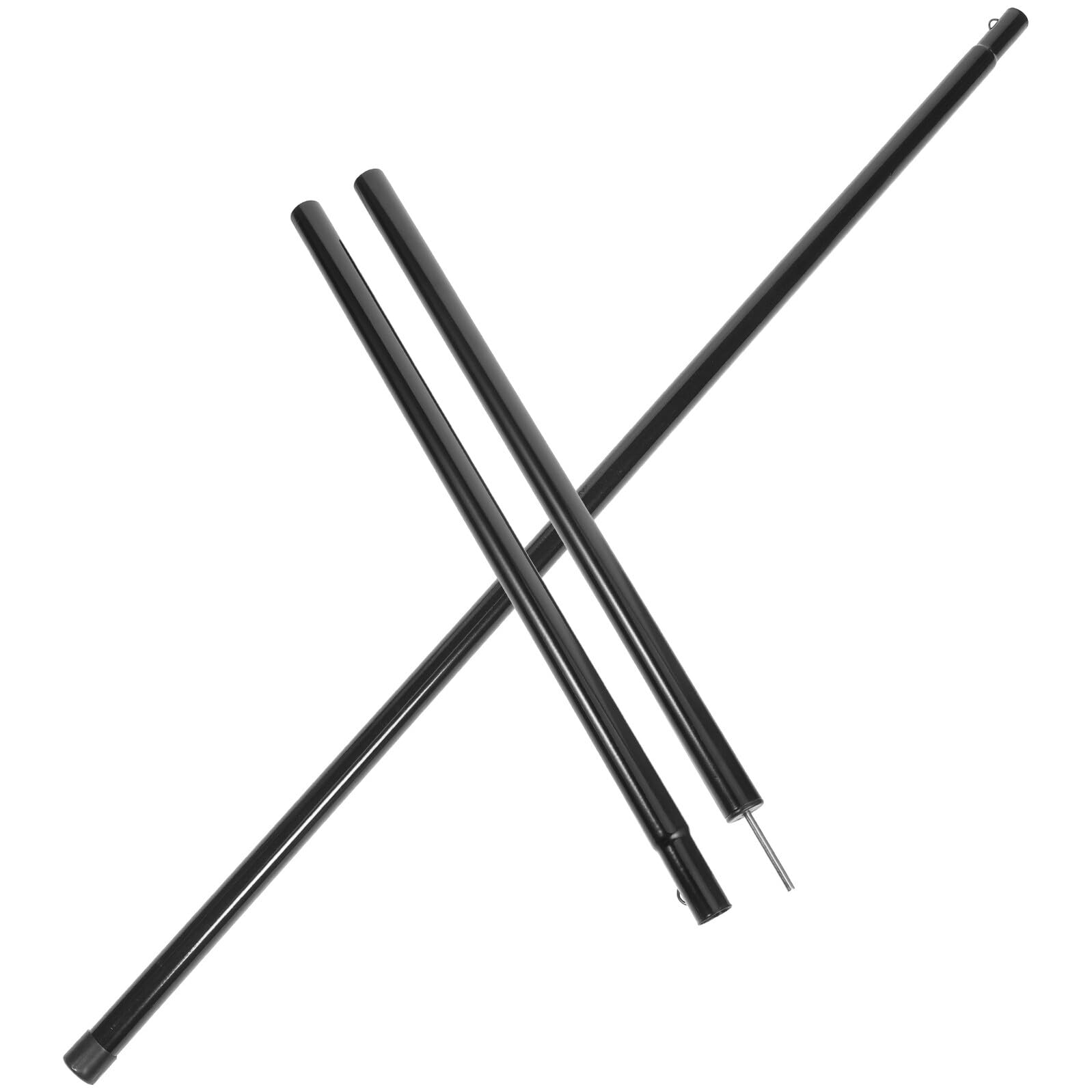Cabilock Metall Zeltstangen Zeltstützstangen 4 Stück 25mm Durchmesser 2,1m Länge Leichte und Einfach zu Lagernde für Outdoor und Camping