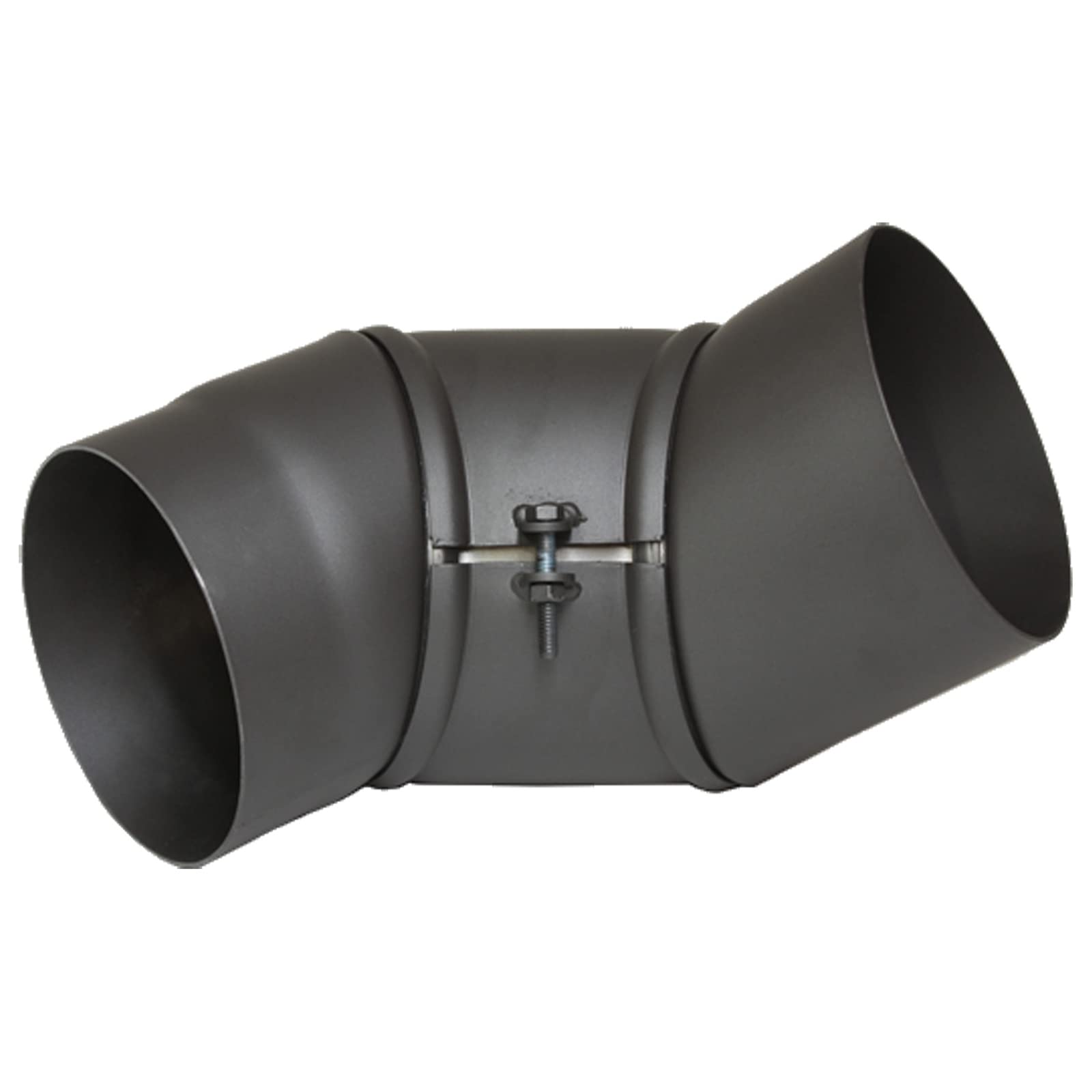 HARK Rauchrohrbogen Ø 150 mm 3-teilig - verstellbar - Graphit