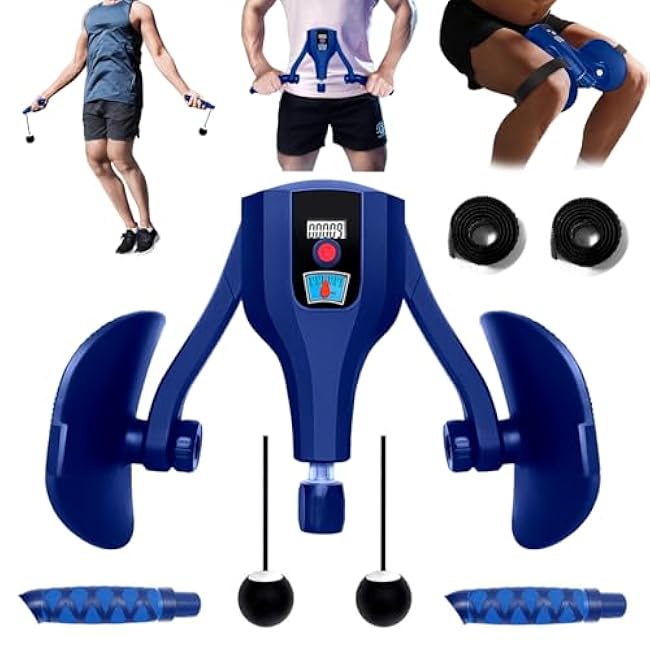 Thigh Trainer 0-132 lbs Adjustable Resistance - Inner Thigh Exerciser for Women & Men, Pelvic Floor Muscle Kegel Exerciser, Butt/Leg Slimmer Excerciser Devices/Trainer