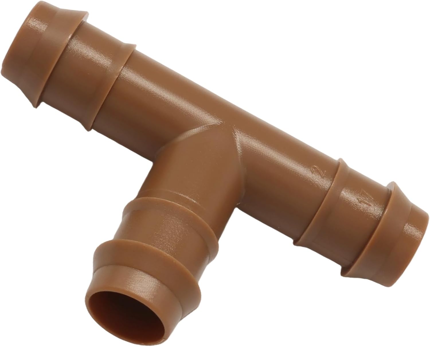1/2 Inch Barbed Tee Drip Irrigation Fittings, 30 Pack | 3-Way T Connectors, For Garden Tubing & Drip Line, Lawn Sprinkler Systems