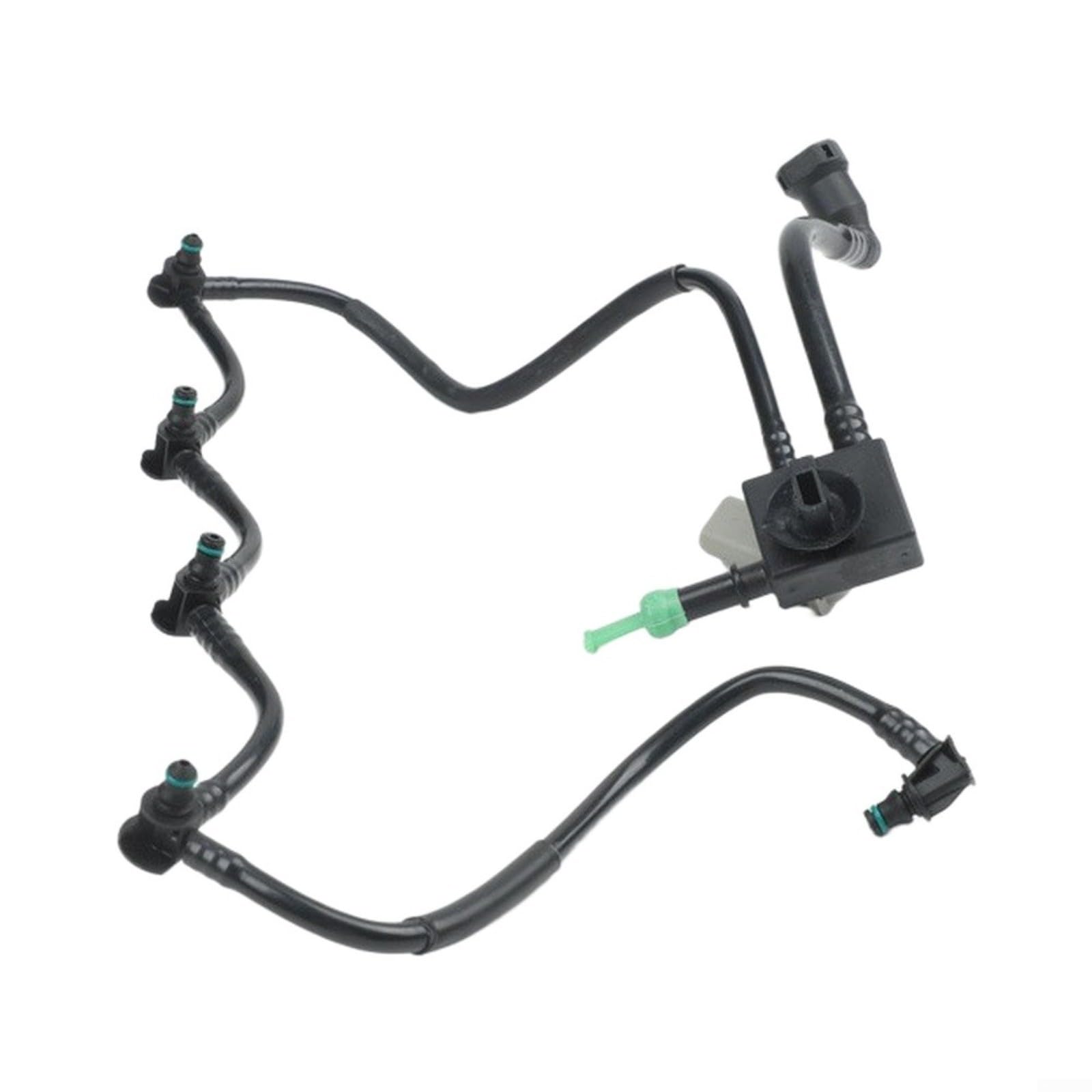 Tubo de retorno de inyector de combustible para Renault 1.9 dCi OE 8200361444/1751100QAR con válvula y junta tórica, material ABS resistente
