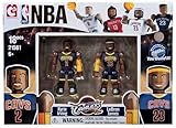 C3 Toys Lebron James Kyrie Irving NBA Mini Block Figures Cleveland Cavaliers Basketball Men