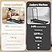 Klappbar Laufband für Zuhause mit 15% Automatische Steigung, 3.5 PS Laufband Steigung mit 12 HIIT Programme, Smart App, 1-14 km/h Walking Pad mit LED Anzeige, Pulsmessung, 136kg