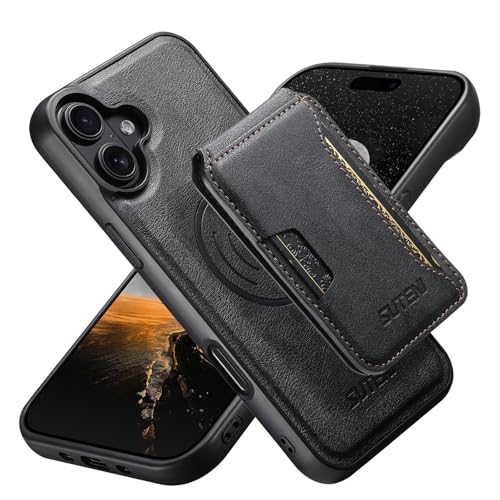 JCGOOD iPhone 15 P[X MagSafeΉ CX[d wʃJ[hP[Xt  J[h[ X^h@\ Cz O\ v U[ X}zP[X ϏՌی gуP[X ACz15p ubN