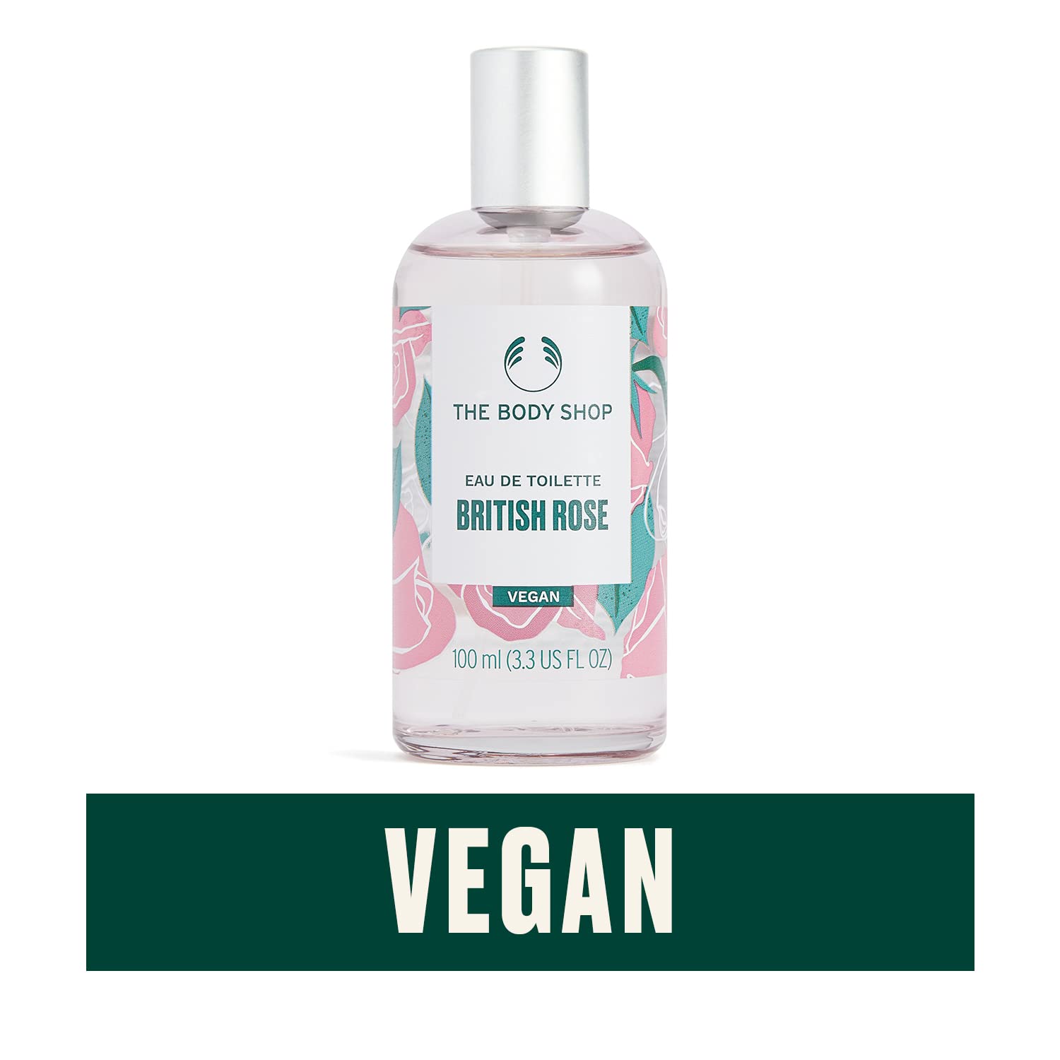 The Body Shop British Rose Eau De Toilette – Fresh Dewy Fragrance – Vegan – 3.3 oz - Image 3