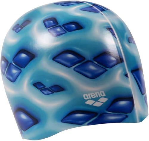 Miniatura 10 de Arena Gorra de natación de silicona elástica unisex HD para hombres y mujeres, equipo de natación de fitness, suave y elástico, gorra de baño para