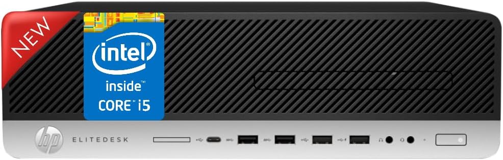 HP New EliteDesk 800 G5 SFF Desktop Computer PC • Intel Core i5 • 16GB DDR4 RAM • 512GB SSD • WiFi • Keyboard & Mouse • DisplayPort • Windows 11
