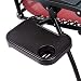 AmazonBasics - Set de 2 sillas con gravedad cero y mesa auxiliar,...