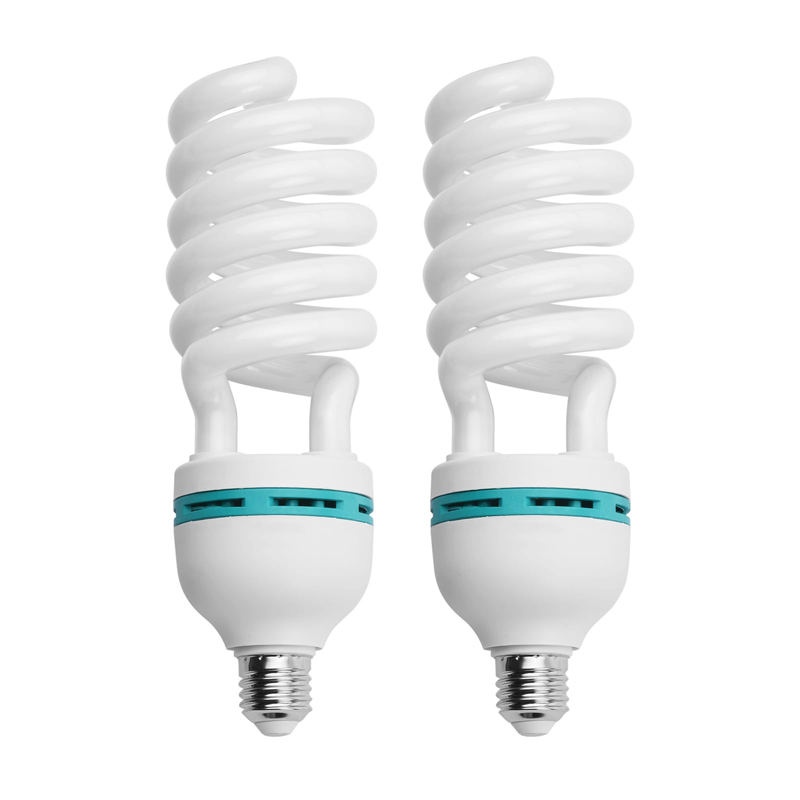 Andoer 2 x LED Bombilla 5500k E27, Luz Diurna CRI90 Bombilla de Ahorro de energía para Fotografía, Softbox, Estudio Fotográfico | CFL Luz diurna blanca, CRI90 E27 para iluminación de estudio fotográfico y video