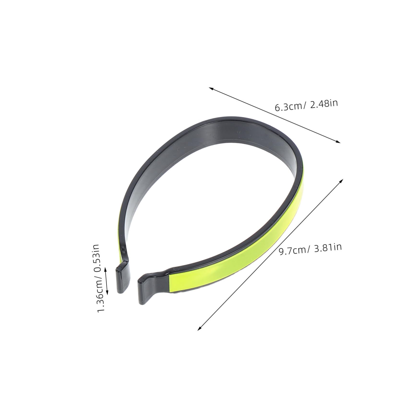 Yardwe 4pcs Reflective Bike Ankle Bands Elastic Pant Leg Clips for Cycling High Visibility Safety Gear for Night Riding Comfortable Fit for Outdoor Biking Activities