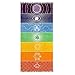 Produktbild ANPPEX Yogamatte Handtuch 7 Chakra Regenbogenfarben Multifunktional Baumwolle Strandtuch Teppich Badetuch Mandala