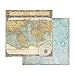 STAMPERIA Around The World-Bloc de Papel (10 Hojas, 20,3 x 20,3 cm,...