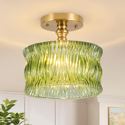 Semi Flush Mount Ceiling Light, Vintage Lights Fixture Ceiling with