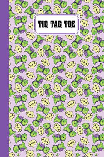 Tic Tac Toe: dinosaur era Tic Tac Toe, Games Fun Activities for Kids / Paper & Pencil Workbook for Games, Smart gifts for Family, 100 Pages, Size 6
