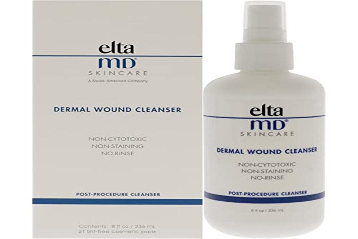EltaMD Dermal Wound Cleanser for Post-Procedure Skin, Dermatologist-Recommended, 8.0 oz