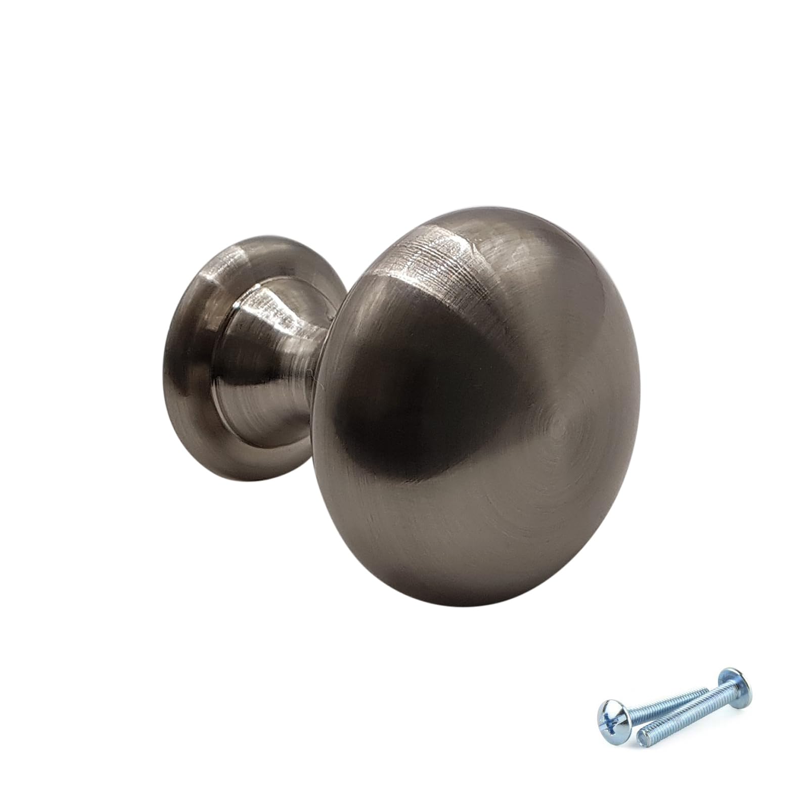 M4TEC Door Knobs for Kitchen Cupboard Door Handles, Kitchen Cabinet Handles, and Drawers, Interior Furniture Brushed Nickel Bedroom Furniture Door Pull Handles - VH4 Series: 29 mm — image 1
