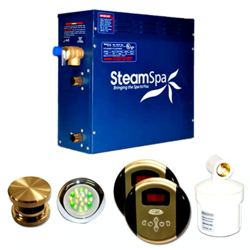 Steam Spa RY900BNC Royal Complete Package with 9kW Steam Generator, Brushed Nickel