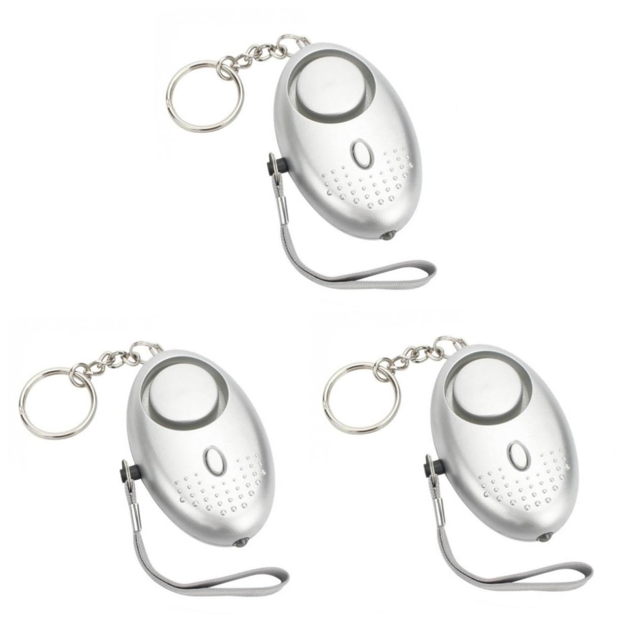 jojofuny 6piezas Alarmas Personales con Luz Led Pack De Seguridad Emergencias para Mujeres Niño Niña y Ancianos Diseño Portátil y Ligero para Trabajadores Nocturnos y Actividades Al