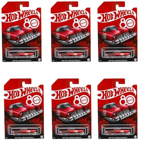 Hot Wheels Dream Mobile Colección 6 Unidades 1:64 miniatura 1