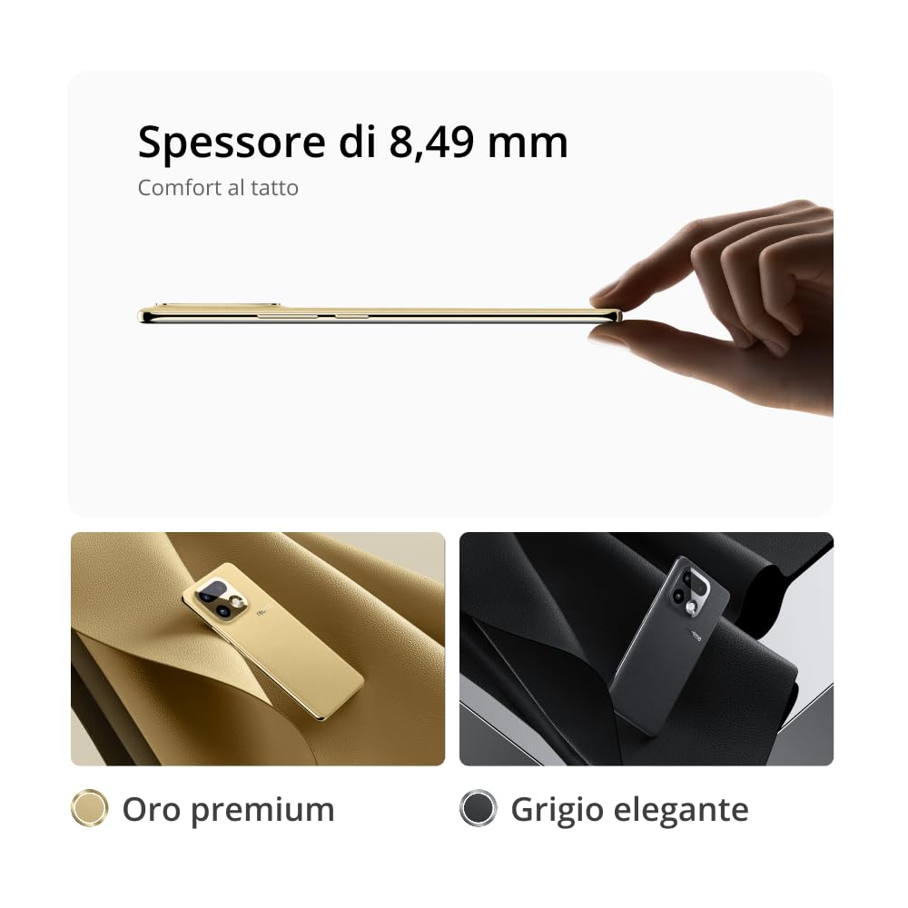 realme 16 Pro+ 5G Smartphone, Fotocamera Sony IMX890 OIS, 12GB RAM + 512GB ROM, Zoom Periscopico 120X, Snapdragon 7 Gen 4, Ricarica 67W, Dual SIM Android, Oro premium
