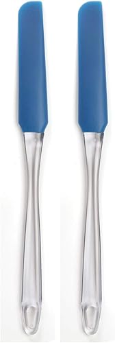 Norpro Tarro de siliconaespátula de glaseado, azul, 10.5 pulgadas10.4 in, como se muestra (paquete de 2)