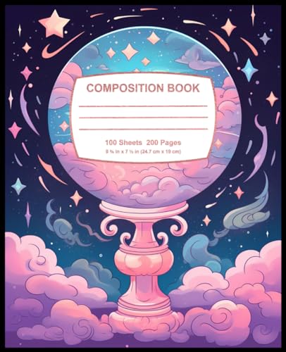 Composition Book: A Portal to the Cosmic Skies | Journal For School, College, Office, Work | 7.5 x 9.25, 200 pages