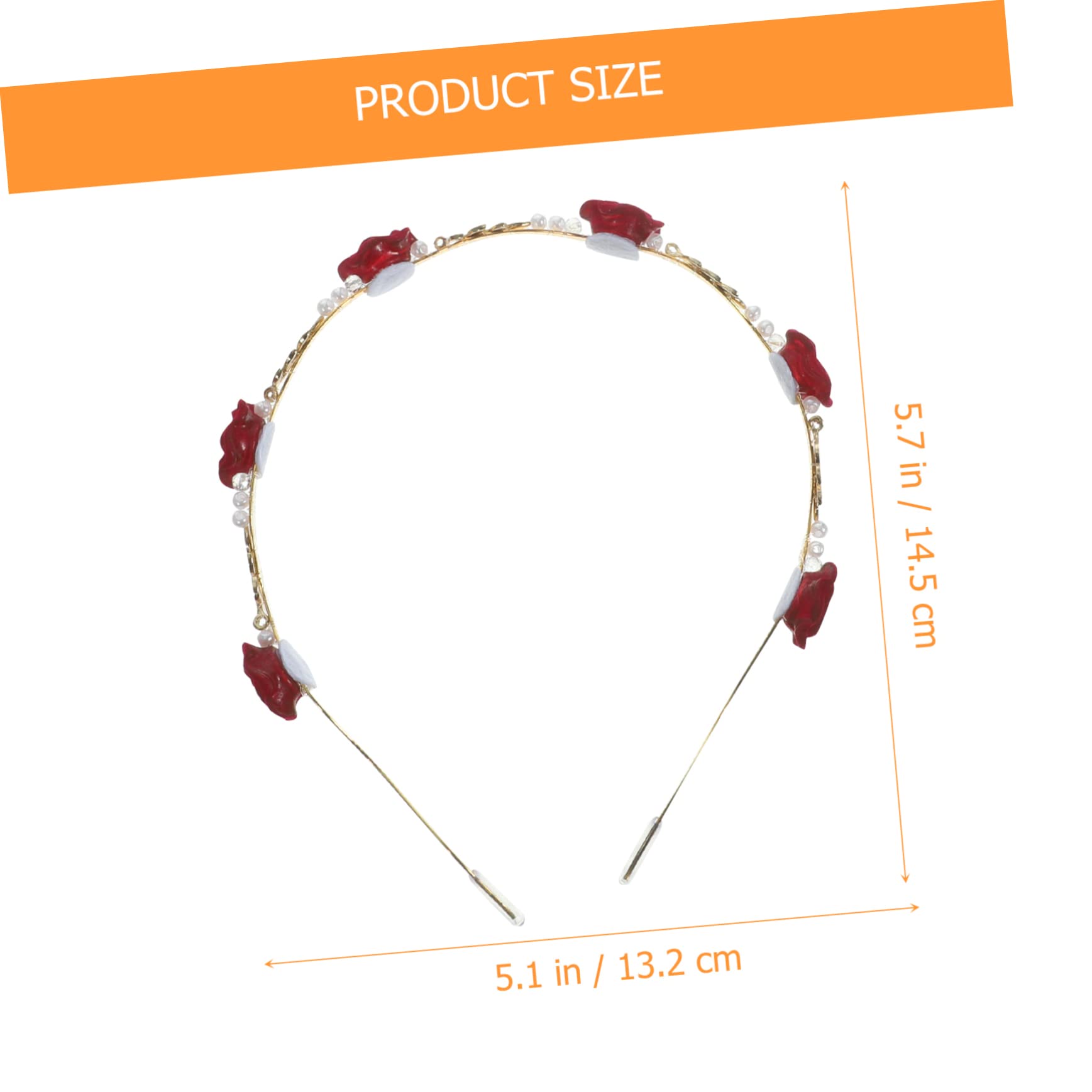 ABOOFAN 8 Piezas Diadema De Rosas Diademas Con Cuentas Diadema De De Diamantes De Imitación Joyería De La Flor Tocado De Cristal Diademas De Metal Plateadas Doradas