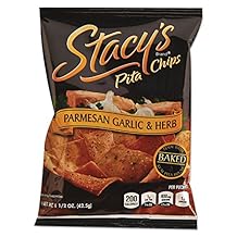 Pita Chips, 1.5 oz Bag, Parmesan Garlic & Herb, 24/Carton