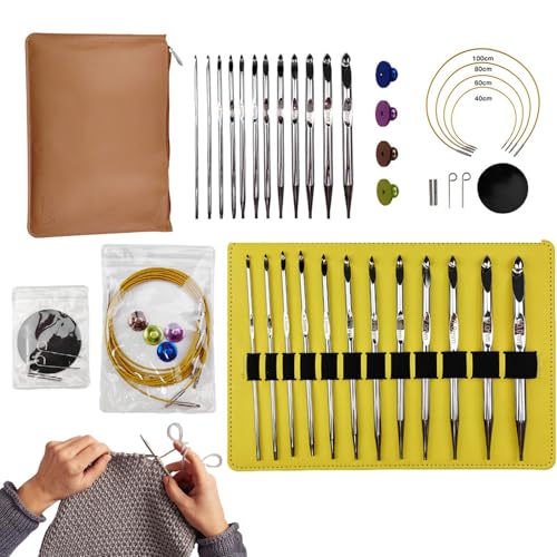 Aiguilles à tricoter pour débutantes | Accessoires de loisirs créatifs au salon