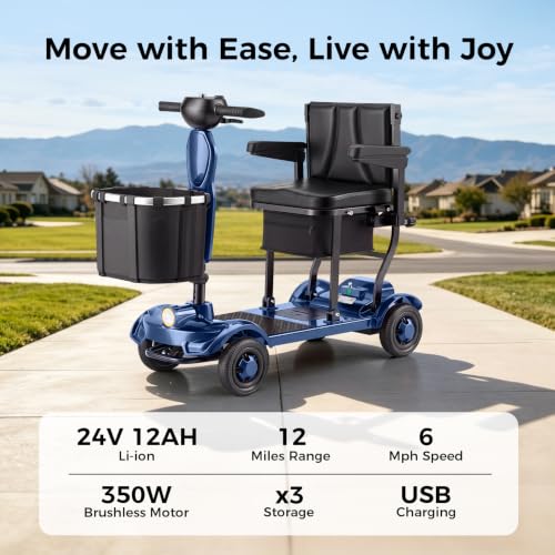 37.5lb Lightweight Mobility Scooter