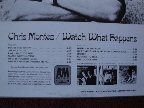 Vinyle Chris Montez original résout le manque de profondeur sonore - 3