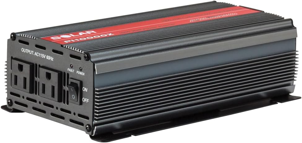 Clore Automotive SOLAR PI10000X 1000W Dual Outlet Power Inverter