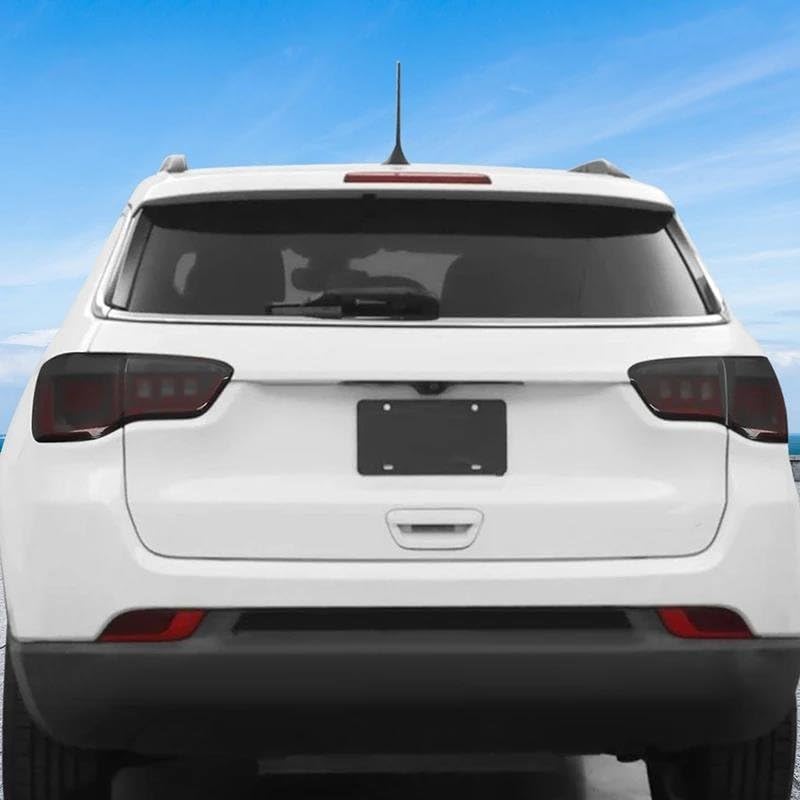 Funda luz trasera para Jeep Compass 2017-2025 carcasa de ABS negro 3