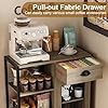 Amazon.com - X-cosrack 3 Tier Coffee Bar Table with Storage Drawer, 35. ...