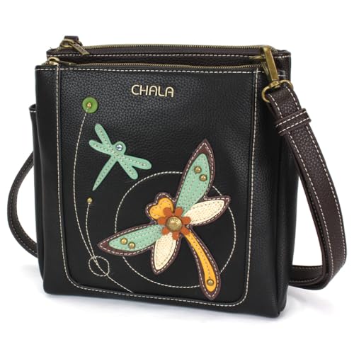 CHALA Merry Messenger RFID Protected Women Faux Leather Shoulder Purse with Adjustable Crossbody Strap