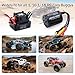 Surpass Hobby RC Brushless Motor ESC Combo Waterproof 2430 7200KV Brushless Motor and 35A ESC Combo Set for 1/16 1/18 Remote Control Cars Trucks Off-Road Vehicle