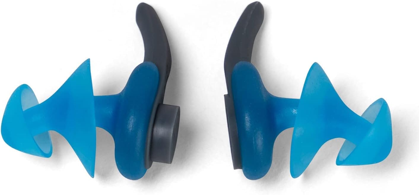 Speedo Biofuse Ohrstöpsel | Ergonomisches Design | Ohrenschutz | Wasserdicht Usa Charcoal/Pool One Size