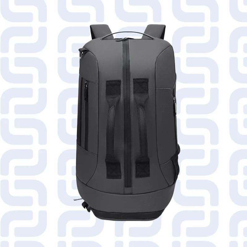 Image of ristoss Large Capacity Travel Backpack Men's Business Travel Bag Outdoor Mountaineering Bag Waterproof Backpack, Fitness Sports Bag