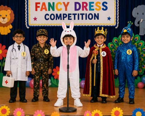 Image of udra Fancy Dress Animal costumes for kids animal dress for boys & girls fancy dress competition school events function for age group 3 to 8 yrs