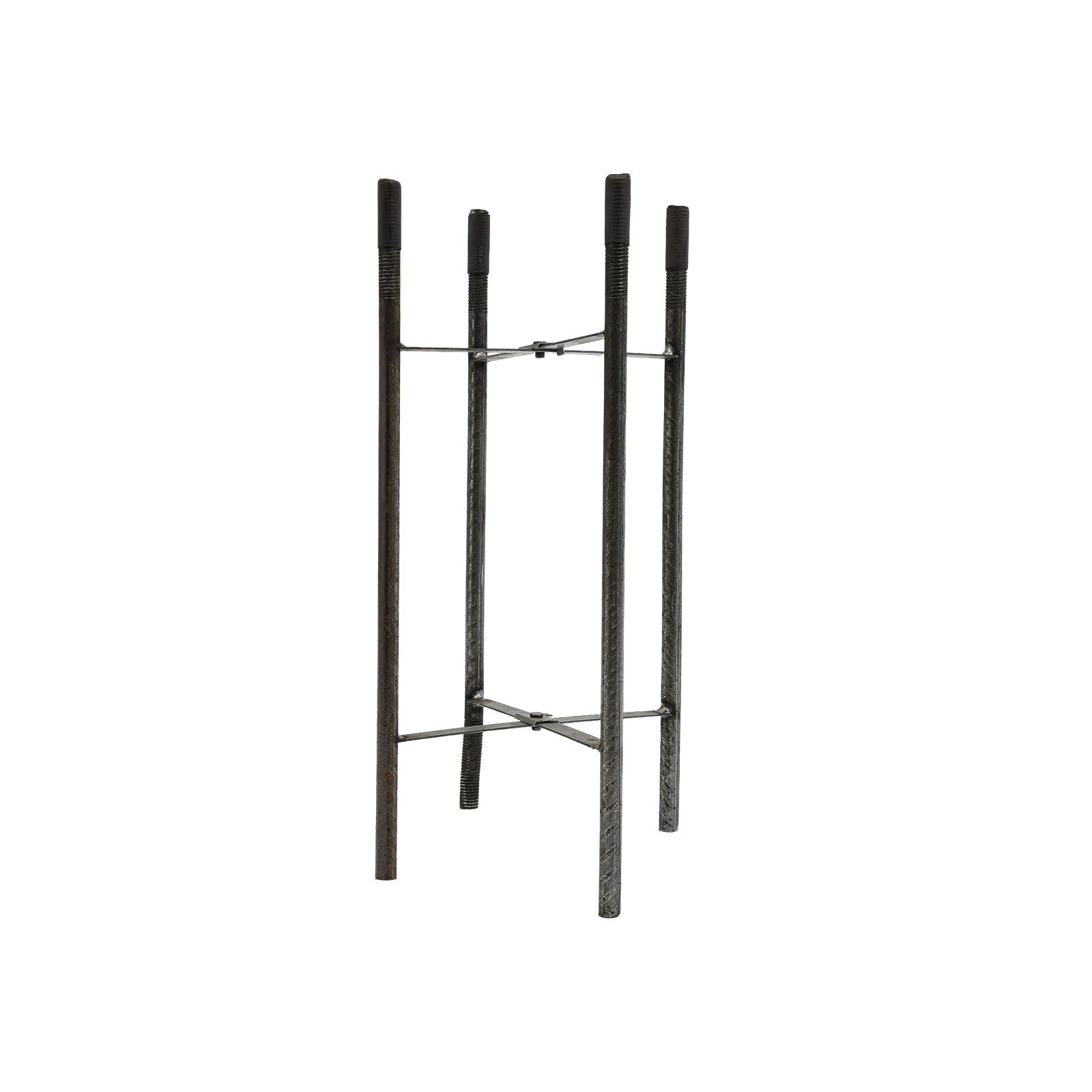 Mástil para farolas, capacidad de carga de 100 kg, lámpara de mástil negro, mástil para diferentes farolas, lámparas solares, lámparas de jardín, cámaras de vigilancia (5 m)