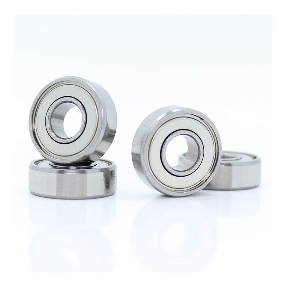 HYUJNAFZR 696ZZ Deep Groove Ball Bearing ABEC-5 10PCS 6x15x5 MM 696Z Miniature Ball Bearings 619/6 ZZ EMQ Z3 V3