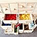 HYGGEHAUS Craft Storage Oranizer - Wooden Advent Calendar with Drawers, Organizer for Keepsake, Jewelry, Makeup, Library Card Catalog & Apothecary Cabinet Chest Dresser - Fully Assembled in Gift Box